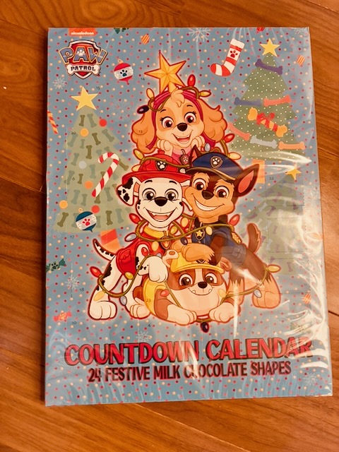 パウパトロールのチョコアドベントカレンダー
