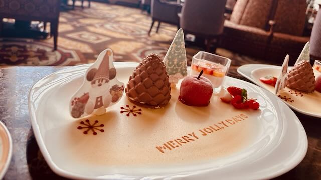 ドリーマーズラウンジのクリスマス限定アフタヌーンティーセット